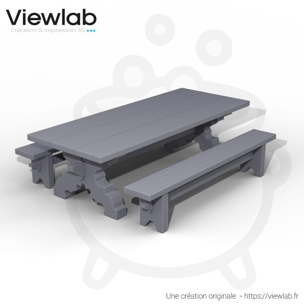 Les Tables de Mess & leurs Bancs – Image 2